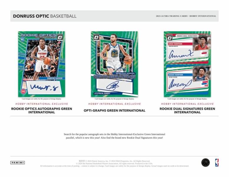 Vesel Drak Nba Basketbalov Karty Panini Donruss Optic