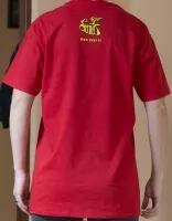 Červené Magic tričko CMUS velikost L - zadek
